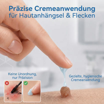 𝐇𝐢𝐬𝐤𝐢𝐧®  2-in-1 Advanced schmerzfreie narbenfreie Hautreparaturcreme – gegen Hautwucherungen, Warzen und sichtbare Hautmakel